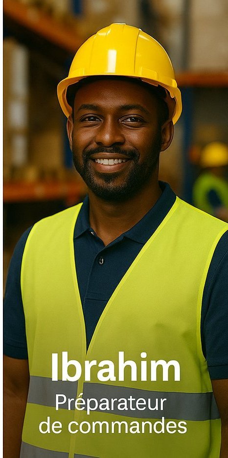 Ibrahim - Préparateur de commandes